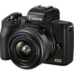 Systémový fotoaparát Canon EOS M50 Mark II EF-M 15-45 STM Kit, 24.1 Megapixel, černá