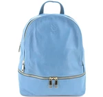 Dámský/dívčí kožený batoh Arteddy - světle modrá