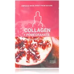 Holika Holika Ampoule Mask Sheet From Nature Collagen + Pomegranate plátýnková maska se zpevňujícím účinkem 1 ks