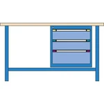 Thur-Metall 84462333 Pracovný stôl (š x v x h) 1500 x 840 x 700 mm