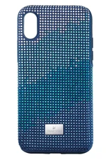 Puzdro na mobil Swarovski tmavomodrá farba