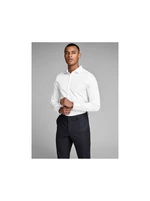 Bílá slim fit košile Jack & Jones Parma - Pánské