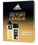 Adidas Victory League - deodorant s rozprašovačem 75 ml + 3v1 sprchový gel 250 ml