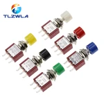 1PCS 3Pin C-NO-NC 6MM Mini Momentary Automatic Return Push Button Switch ON-(ON) 2A 250VAC/5A 120VAC