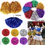 Costume Double hole handle Cheerleading Cheering Ball Club Sport Supplies Cheerleader pompoms Dance Party Decorator