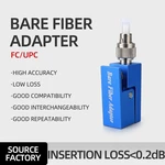 KELUSHI FC-UPC/APC Square Bare Fiber Adapter OTDR Test Coupler Square Single-Mode Bare Fiber End Face Detector FTTH Connector