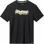 Smartwool Mountain Horizon Graphic Short Sleeve Tee Black M Tricou