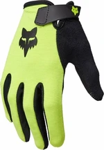 FOX Youth Ranger Gloves Fluorescent Yellow S Cyklistické rukavice