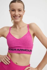 Športová podprsenka Under Armour ružová farba, 1357232