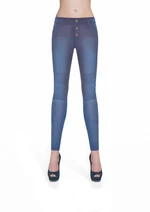 Bas Bleu Women's AVRIL denim trousers hand-wiped with stitching