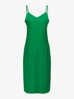 Zelené dámske saténové šaty ONLY Sia