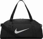 Nike Gym Club Duffel Bag Black/Black/White 24 L Športová taška