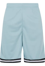 Men's Stripes Mesh Shorts - Ocean Blue/Black/White