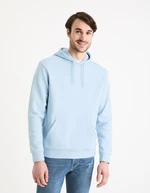 Light blue men's basic sweatshirt Celio Fesix