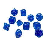 Sada kostek UltraPro Eclipse Acrylic RPG s krabičkou - 11 ks - Pacific Blue