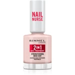 Rimmel Nail Nurse 2-in-1 podkladový lak na nehty se zpevňujícím účinkem 12 ml