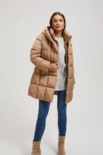 Quilted jacket with hood