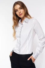 Camicia da donna Nife White Flowers