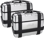 Givi Trekker 33 Silver (2-pack) Monokey 33 L Maleta lateral para motocicleta / Baúl