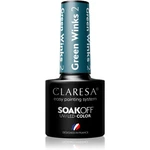 Claresa SoakOff UV/LED Color Green Winks gélový lak na nechty odtieň 2 5 g