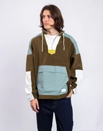 Knowledge Cotton Fleece Anorak 1100 Dark Olive L