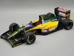 Lotus 107 1992 French GP Driver Mika Hakkinen Limited Edition 1/18 Model Car by Tecnomodel