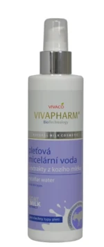 VIVAPHARM Vivaco Micelární voda s kozím mlékem 200 ml