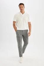 DEFACTO Tailored Fit Straight Leg All-Way Stretch Trousers