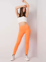 Fluo narancssárga női sport leggings