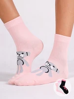 Yoclub Kids's Girls' Socks Teddy 3-Pack SKA-0157G-A600