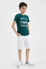 DEFACTO Boys' Bermuda Woven Shorts