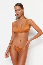 Trendyol Camel Tunnel normálne nohy bikiny spodky