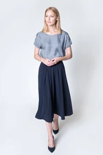 Dámská sukně Deni Cler Milano Deni_Cler_Milano_Skirt_W-Dc-7163-0M-E5-56-1_Navy_Blue