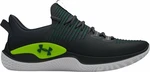 Under Armour Men's UA Flow Dynamic INTLKNT Training Shoes Black/Anthracite/Hydro Teal 10,5 Pantofi de fitness