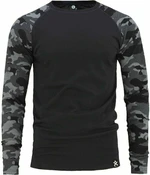 Bula Camo Merino Wool Crew Dark Grey S Ropa interior térmica