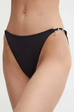 Plavkové kalhotky MICHAEL Michael Kors BIKINI BOTTOM černá barva, MM7M040