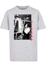 Children's T-shirt Manga Comic heather gray