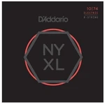 D'Addario NYXL1074 Struny pre elektrickú gitaru