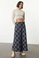 Trendyol Multicolor Low Waist Plaid Pattern A-line Maxi Skirt