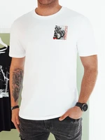 Men's T-shirt with white Dstreet print