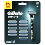 GILLETTE Mach3 Strojček + 12 Náhradných hlavíc Special pack