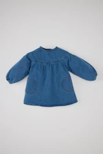 DEFACTO Baby Girl Long Sleeve Jean Dress