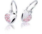 Cutie Jewellery Dětské náušnice z bílého zlata C2160-10-X-2 růžová