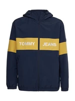 Tommy Jeans Jacket - TJM CHEST BLOCK NYLON JACKET blue