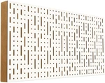 Mega Acoustic FiberPRO120 Binary Bean White/Light Brown Absorpční dřevěný panel