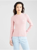 Levi&#39;s Light Pink Women&#39;s Ribbed Sweater Levi&#39;s® Crew Rib - Women&#39;s