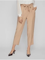 Beige women's trousers VILA Kaya - Women's