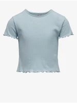 Light blue girls' T-shirt ONLY Nella - Girls