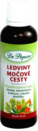 DR.POPOV Obličky-močové cesty Bylinné kvapky 50 ml