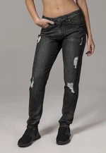 Women's Boyfriend Denim Pants - Black